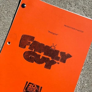 Family Guy Original 2005 Production Used Table Draft Script Seth MacFarlane - Picture 1 of 14