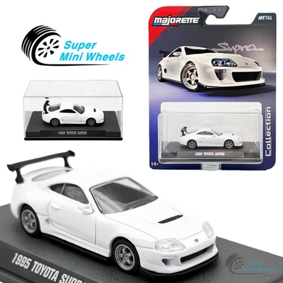 Majorette 1:64 Collector Series – 1995 Toyota Supra - White - Image 1 of 4