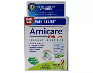Boiron Arnicare Roll-On Homeopathic Medicine Twin Pack (2 Tubes) 3 Oz Total - Picture 1 of 1