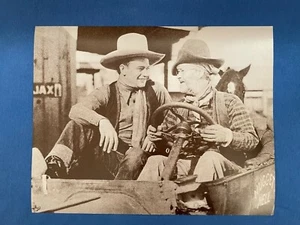 Estampado de película vintage de John Wayne 11x14 ¿blanco y negro Duke Rainbow Valley? Western - Imagen 1 de 6