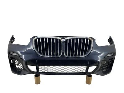 2019-2023 BMW X5 G05 FRONT BUMPER COVER W/ M-AERODYNAMIC PACKAGE ARTIC GRAY (C27 - Imagem 1 de 4