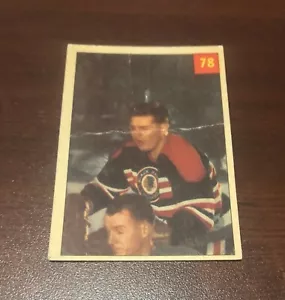 Parkhurst #78 1954-55 Al Dewsbury Chicago Black Hawks - Imagen 1 de 2