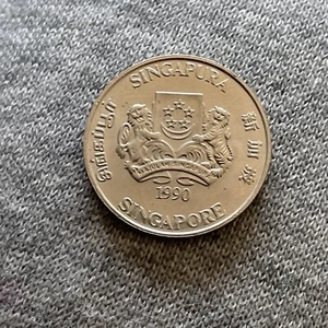 SINGAPORE 20 CENTS 1990 FEB24 (tk292) - Picture 1 of 2