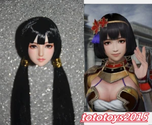 1:6 Obitsu Female Samurai Head Sculpt For 12'' PH LD UD Figure Body Model Toys - Picture 1 of 7