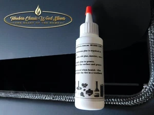 Gasket rope seal glue heat resistant hi temperature combustion wood heater Fibre - Picture 1 of 4