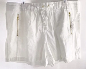 INC International Concepts Damenshorts hellweiß elastische Taille XXL Neu mit Etikett! - Bild 1 von 5