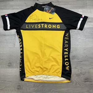 Lance Armstrong Signed Nike Livestrong Cycling Jersey 2003 USA Made Authentic - Picture 1 of 18