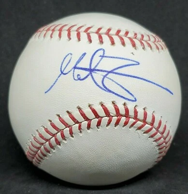 Mike Zunino Autografiado Firmado Oficial Grandes Ligas Béisbol Tampa Bay Rays Foto 1 de 2