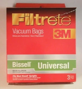 Filtrete 3M Bissell Universal Micro Allergen Vacuum Bags, 3 Ct 66707A / 66707Q - Picture 1 of 1