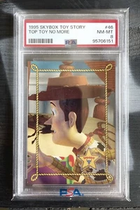 1995 SkyBox Toy Story #46 TOP TOY NO MORE Woody PSA 8 NM-MT - Disney Pixar - Picture 1 of 2