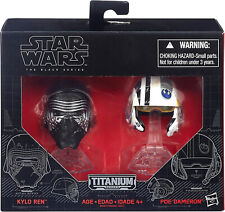 Star Wars Black Series Titanium Series Helmet 2 Pack - Choose from 4 Styles