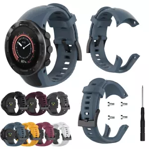 Band Strap for Suunto 5 Replacement Wristband Sports Watch Silicone Bracelet - Picture 1 of 20