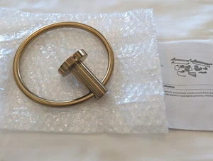 Symmons Dia 353TR-BBZ Wall-Mounted Hand Towel Ring in Brushed Bronze - Picture 1 of 4