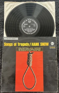 Hank Snow – Songs Of Tragedy Vinyl LP GERMANY 1964 TESTED VG+/VG VIDEO CLIP - Foto 1 di 8