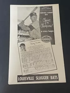1956 Mickey Mantle * Louisville Slugger 11x17 Broadside Store Display Ad Poster - Bild 1 von 10