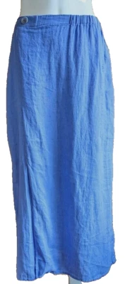 Maxi Falda FLAX by Jeanne Engelhart Lino M Lagenlook Cottagecore Boho Cápsula Foto 1 de 4