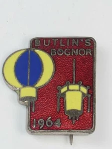 VINTAGE Butlins Memorabilia Emailliertes Abzeichen BOGNOR 1964 - Bild 1 von 2