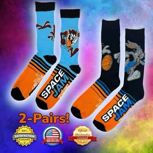 OFFIZIELLE Space Jam Crew Socken ERWACHSENENSCHUHE GRÖSSE 6-12 Bugs Hase & Taz Looney Tunes - Bild 1 von 15