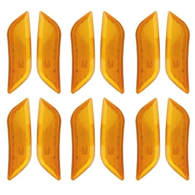 6 pares de luces LED de señal de giro lateral para guardabarros delantero para semirremolque Peterbilt 587 579 Foto 1 de 4