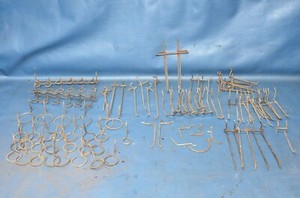 LOT of 1970s Plymouth Chrysler Essential Service Specials Tool Peg Board Hangers