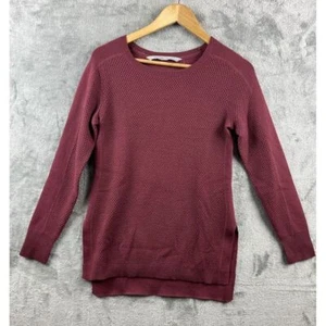 Suéter Athleta XXS Túnica Extra Pequeña Mezcla Lana Merino Tejido Largo - Imagen 1 de 6