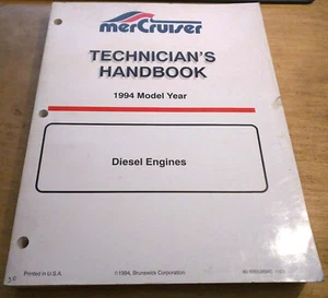 Mercruiser Diesel Engine D3.0L D3.6L D4.2L D7.3L Tech Handbook Manual 1994 - Picture 1 of 2