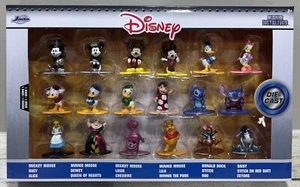 NUEVO Jada Toys Nano Metalfigs Disney Serie 1 Juego de 18 Figuras Diecast - Imagen 1 de 6