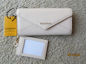 Valentino Cream Color Leather Wallet - Picture 1 of 12