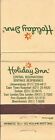 South Africa Matchbook Cover-Holiday Inn-0275-13
