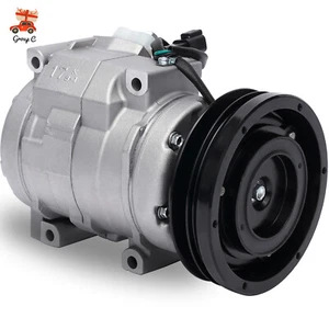 Fit For Caterpillar Excavator 320c/320d 24v 447280-2070 176-1895 AC Compressor - Picture 1 of 11
