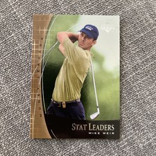 2001 Upper Deck Golf Card #198 Mike Weir - Stat Leaders