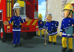 Tortenaufleger Geburtstag 20 x 28 cm DIN A4 Feuerwehrmann Sam  P4 - Bild 1 von 1