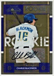 2008 PLAYOFF CONTENDERS #12 CHARLIE BLACKMON SEASON TICKET AUTOGRAPH MLB ROCKIES