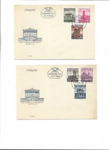 DDR / Mi.-Nr. 504 - 09 auf 2 Kabinett-Schmuck-FDC`s  - Bild 1 von 2