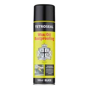 1 x Tetroseal 500ml Wax Oil Underseal Black - Spray On Easy Application - Picture 1 of 1