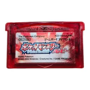 pokemon Ruby game japanese Nintendo Gameboy Advance GBA Game From Japan - Picture 1 of 2