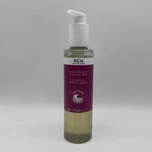 NEW Ren Moroccan Rose Otto Body Wash Vegan/Cruelty-Free - 200ml - Picture 1 of 2