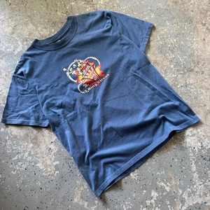 Vintage 2000s Primal 3 Ring Circus Graphic T-Shirt Men’s Medium Blue Red - Bild 1 von 7