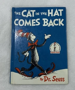 Beginner Books 1986 Hard Cover The CAT IN THE HAT COMES BACK DR. SEUSS HARDCOVER - Bild 1 von 9