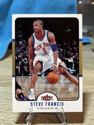2006-07 Fleer Glossy Parallel Steve Francis - Image 1 of 2