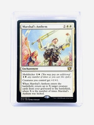 Magic The Gathering, Marshal's Anthem, Commander 2014, Regular MT/NM - Image 1 of 2
