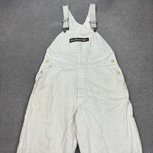 Peto Dickies Adulto 36x30 Blanco Babero Mono Ropa de Trabajo Lona Carpintero Hombres - Imagen 1 de 11
