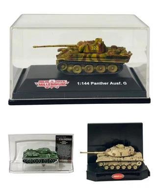 3 Mixed Tank M60A3, Panther Australia. G & T34/76 8th Tank Army No-Box Pre-Owned - Image 1 of 4