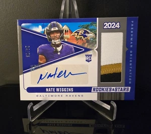 #'d/25 AUTO RPA NATE WIGGINS RC SP 2024 Rookies & Stars Freshman Orientaion - Imagen 1 de 2
