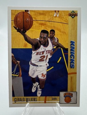 1991 Upper Deck #234 Gerald Wilkins New York Knicks - Image 1 of 2