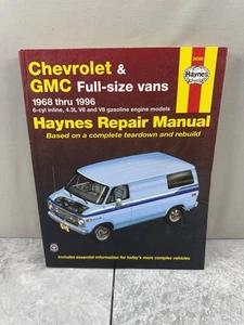 Haynes Chevrolet & GMC Full Size Vans 1968 thru 1996 Repair Manual Gas Eng 24080 - Picture 1 of 6