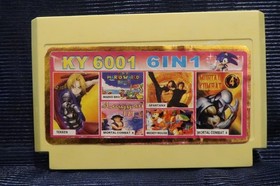 Mortal Kombat 6IN1 - Famiclone Pegasus cartridge 8 bit Famicom 60 pin Game Dendy