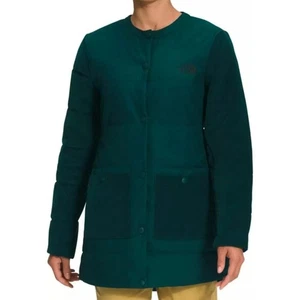The North Face Women’s Harway Collarless Midi Jacket PONDEROSA GREEN XXL NEW! - Picture 1 of 10