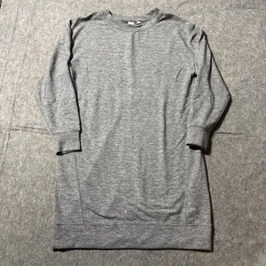 Gap Oversized Tunic Sweater Womens Small Gray Long Sleeves Dress - Picture 1 of 6