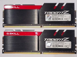 ✔✔ G.SKILL TridentZ 32GB (2x16GB) 3200 MHz *14-14-14-34* (B-Die) DDR4 (CL14) - Picture 1 of 2